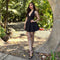 VESTIDO NEGRO VOLADITO