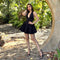 VESTIDO NEGRO VOLADITO
