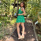 VESTIDO VERDE