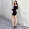 VESTIDO NEGRO LICRA