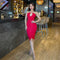 VESTIDO ROJO LICRA