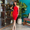 VESTIDO ROJO PUNTO