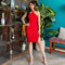 VESTIDO ROJO PUNTO