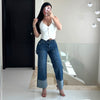 PANTALON MOM JEANS VIBRANT
