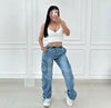 PANTALON CARGO JEANS VIBRANT