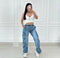 PANTALON CARGO JEANS VIBRANT